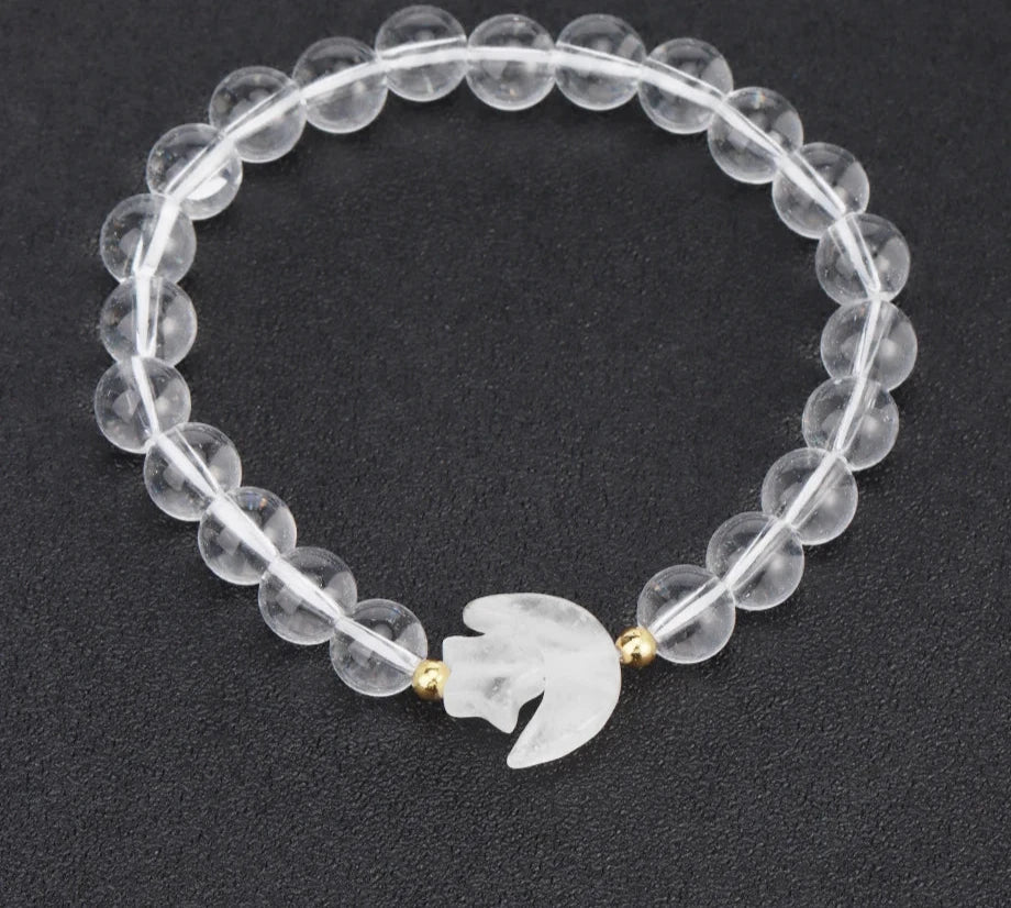 Moon Crystal Bead Bracelets