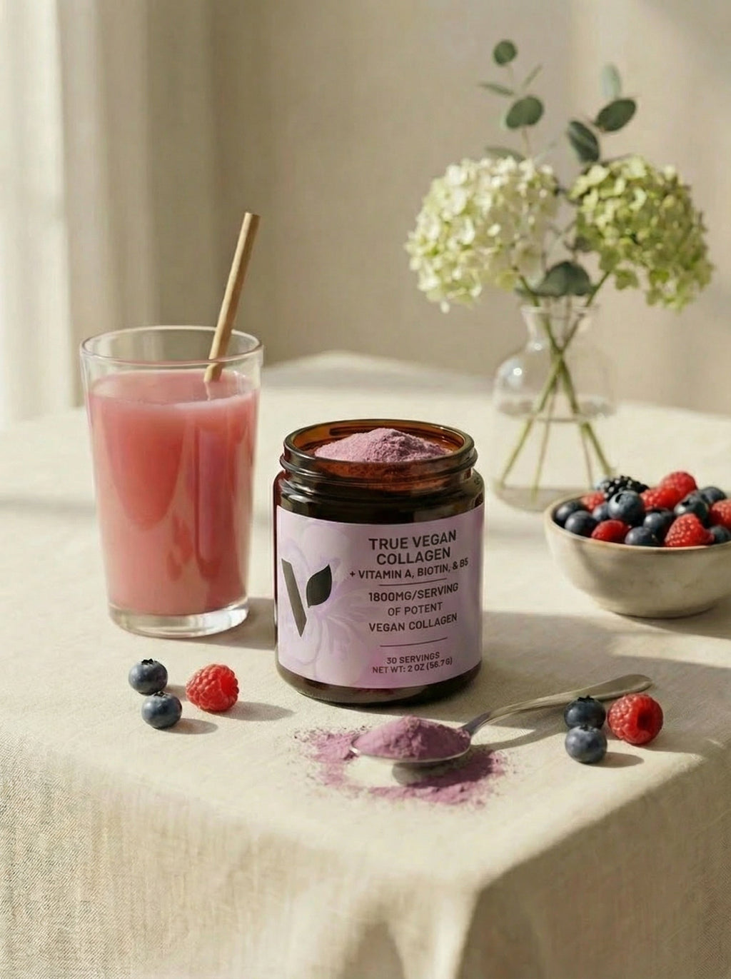 True Vegan Collagen + Vitamin A, Biotin & B5