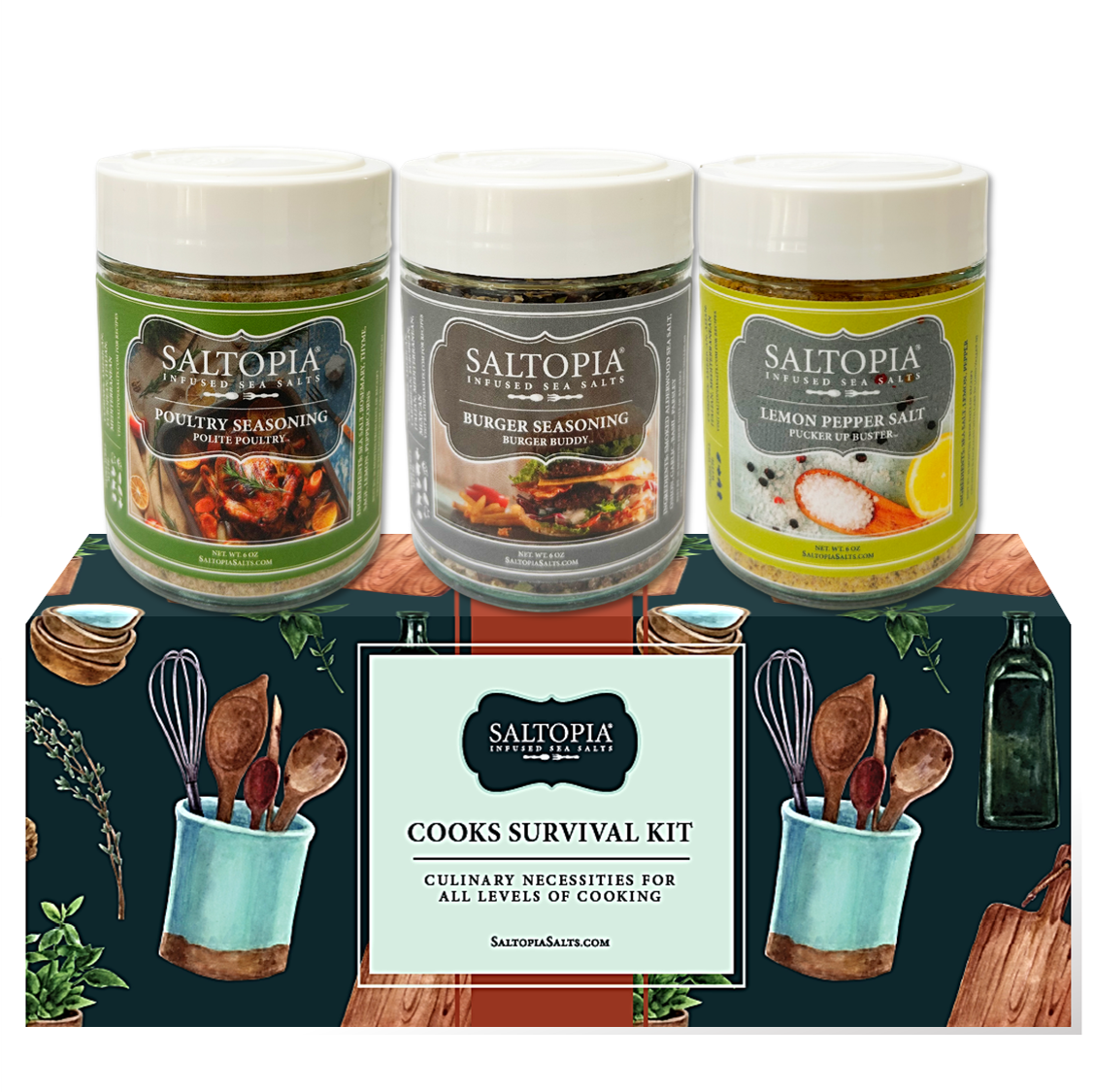 Kitchen Favorite Flavors Gift Set: COOKS SURVIVAL KIT