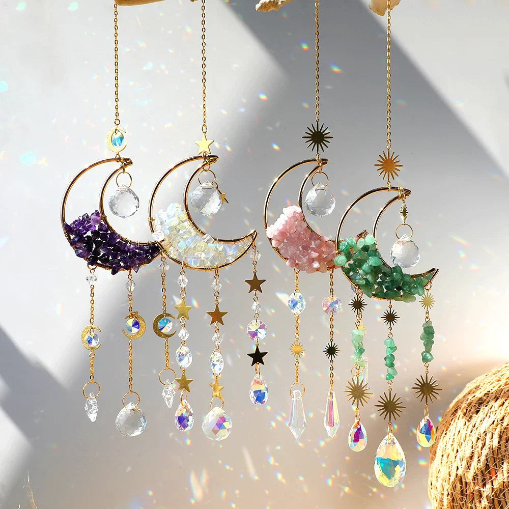 Crystal Moon Suncatchers