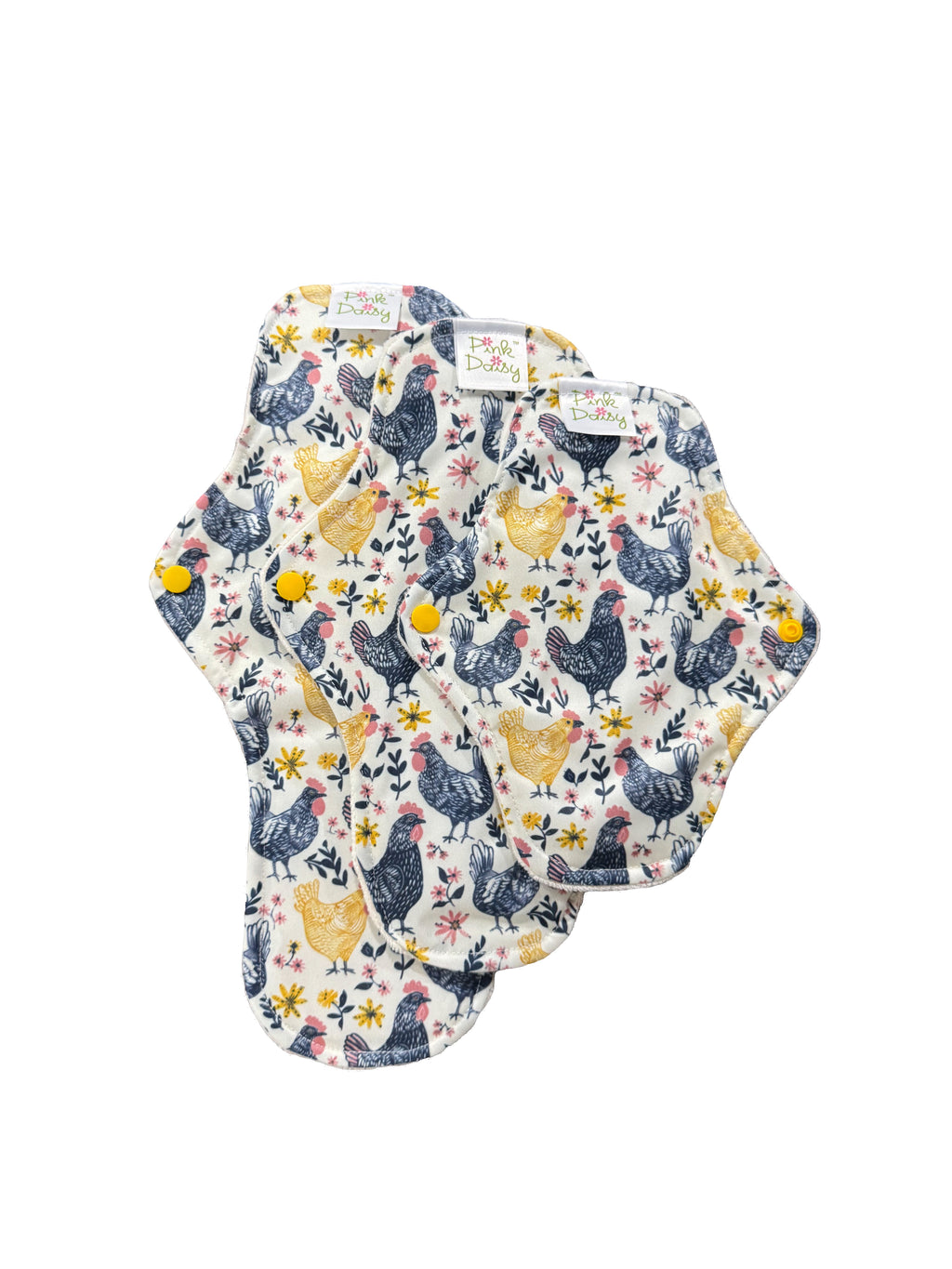 Pink Daisy Organic Cotton Feminine Pads