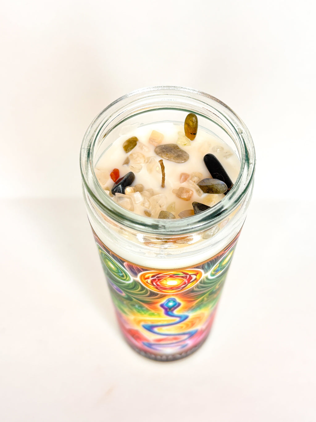 Kundalini Shakti Crystal Altar Candle