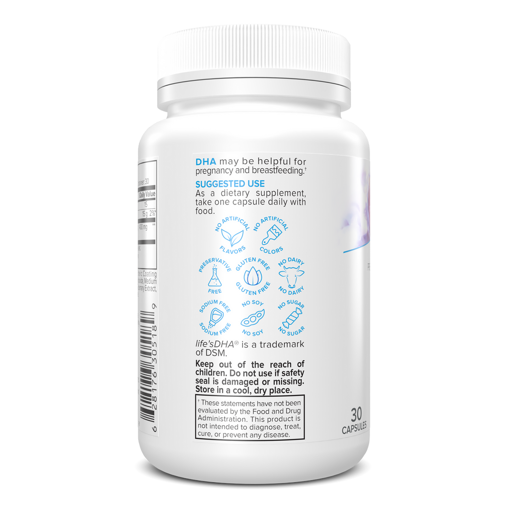 Portions Master DHA Prenatal Pregnancy & Breastfeeding (30 Count)