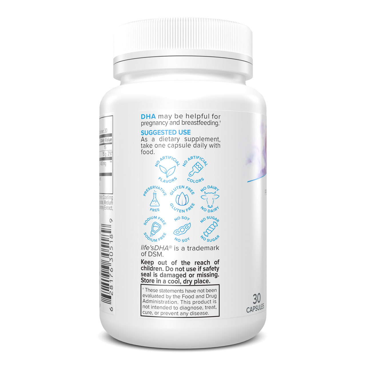 Portions Master DHA Prenatal Pregnancy & Breastfeeding (30 Count)