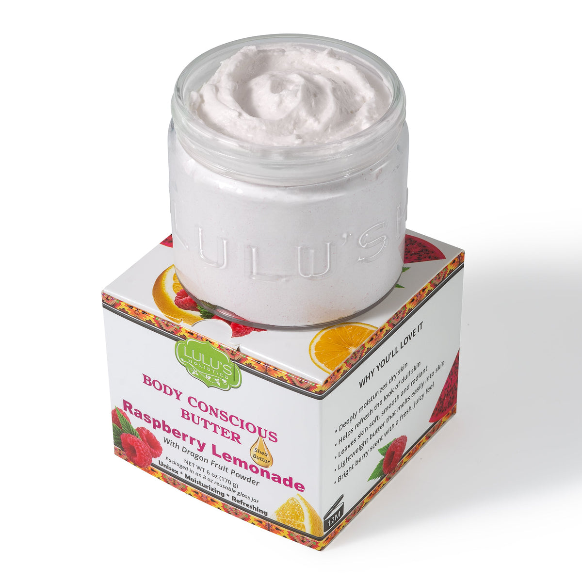 Raspberry Lemonade Whipped Body Butter – Nourishing, Skin-Softening Care