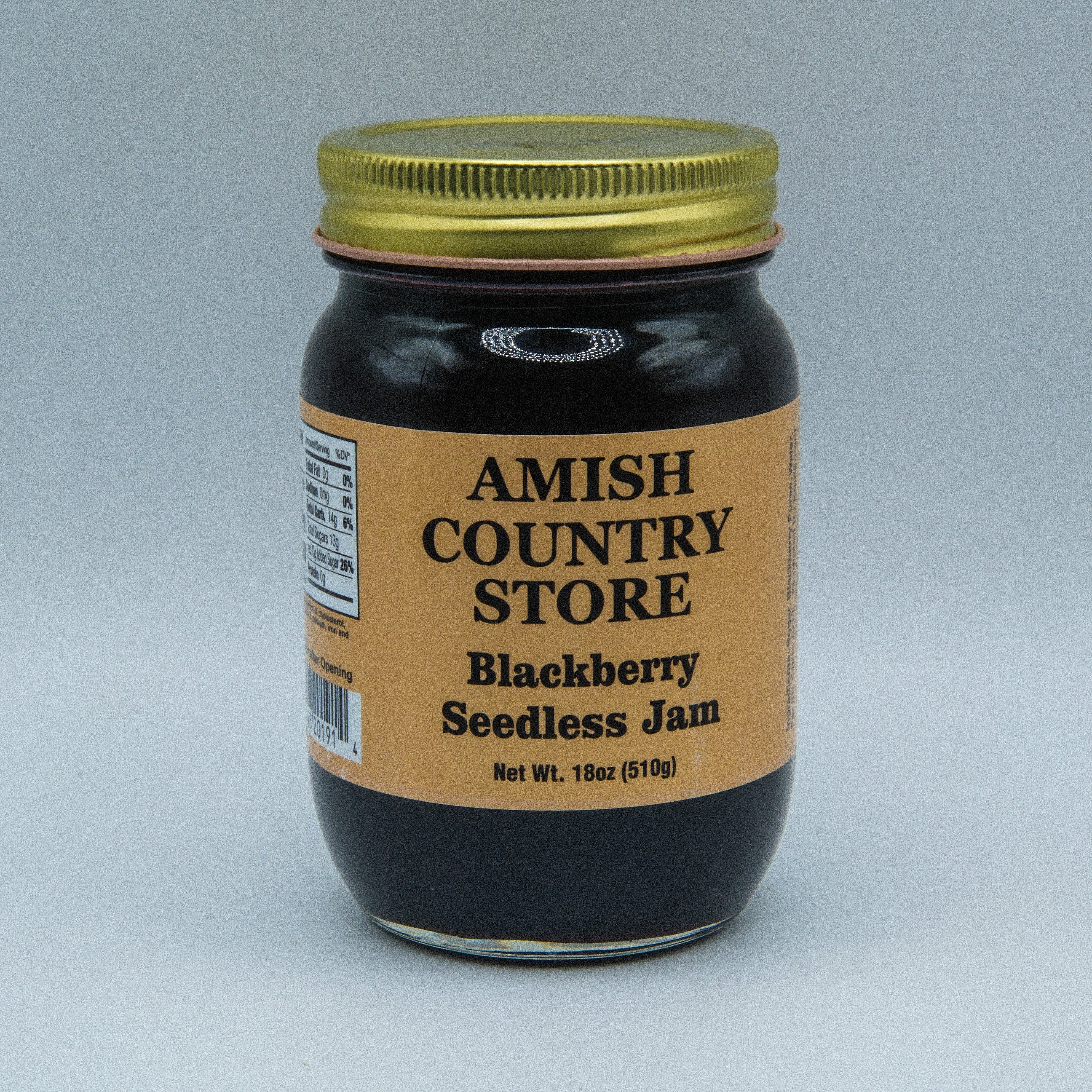 Blackberry Seedless Jam | Smooth Old-Fashioned Berry Spread | 18 oz