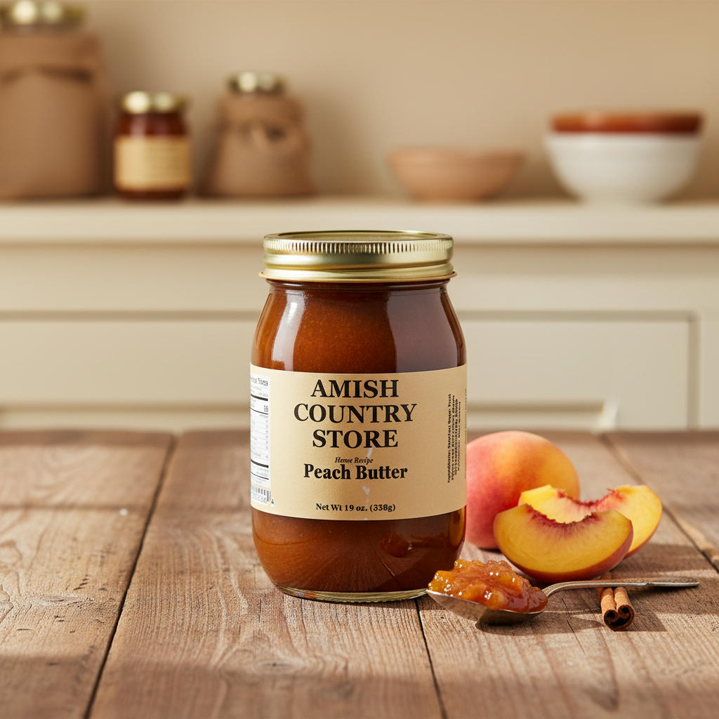 Peach Butter – Old-Fashioned (16 oz) | Amish Country Store