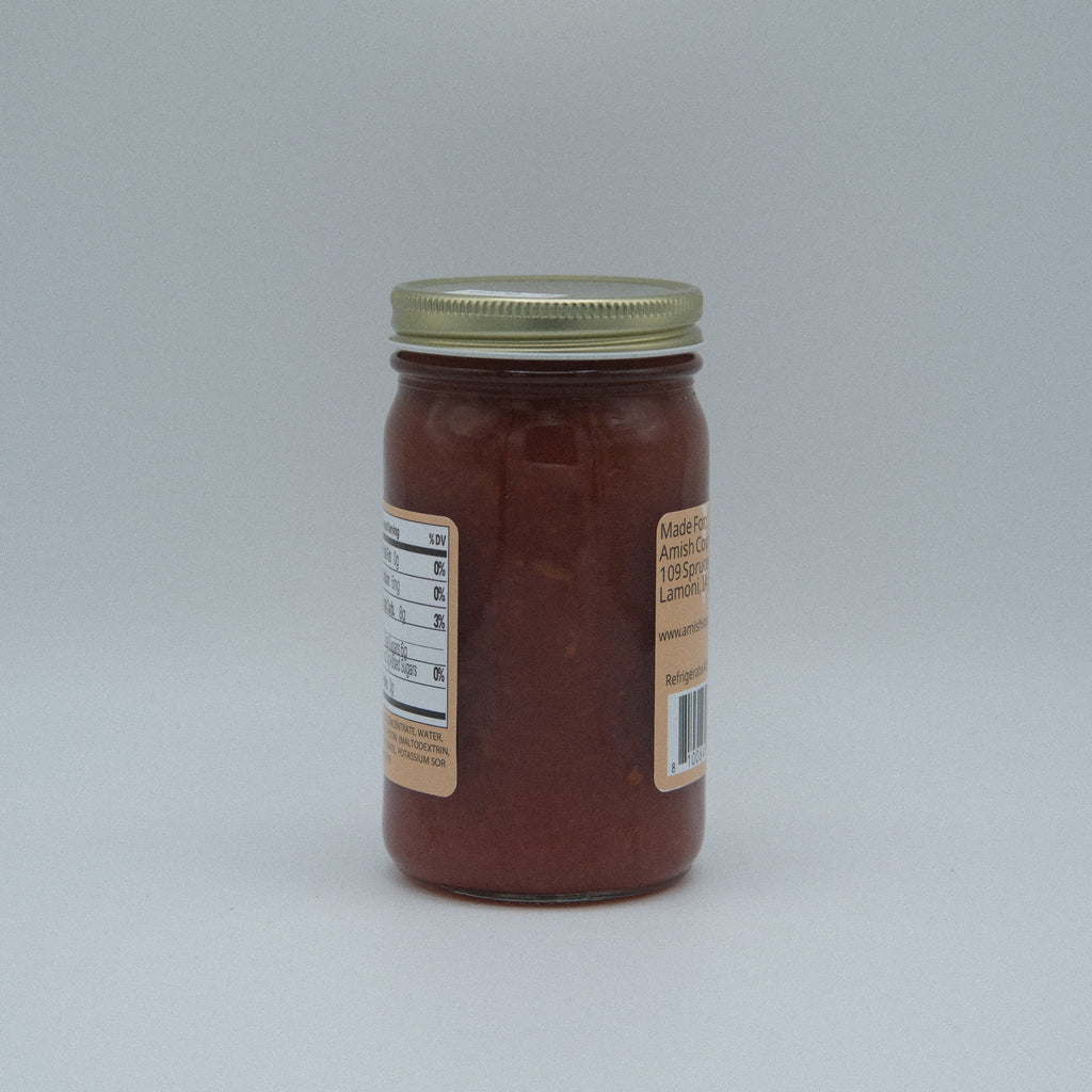 Strawberry Rhubarb Jam – No Sugar Added (8 oz) | Amish Country Store