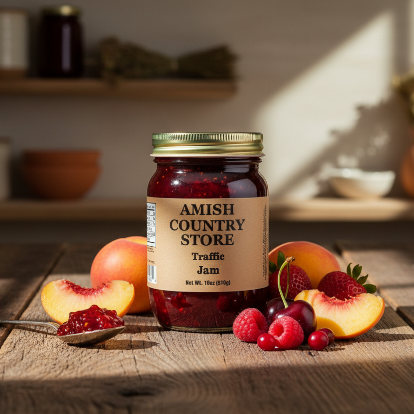 Traffic Jam – Old-Fashioned Mixed Fruit Jam (18 oz) | Amish Country Store