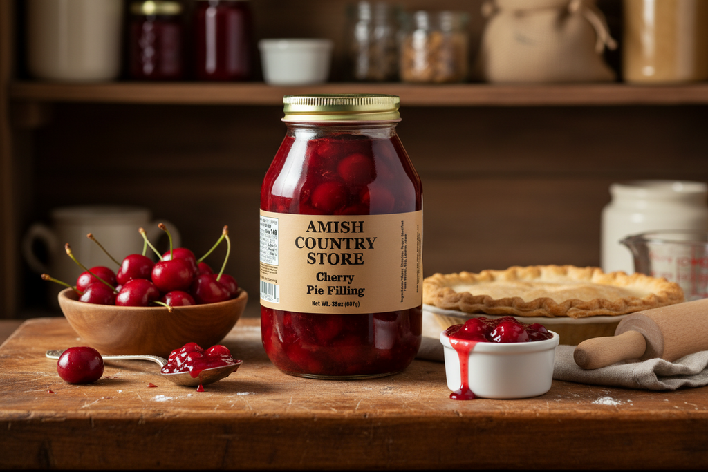 Amish Country Store Old-Fashioned Cherry Pie Filling | 32 oz