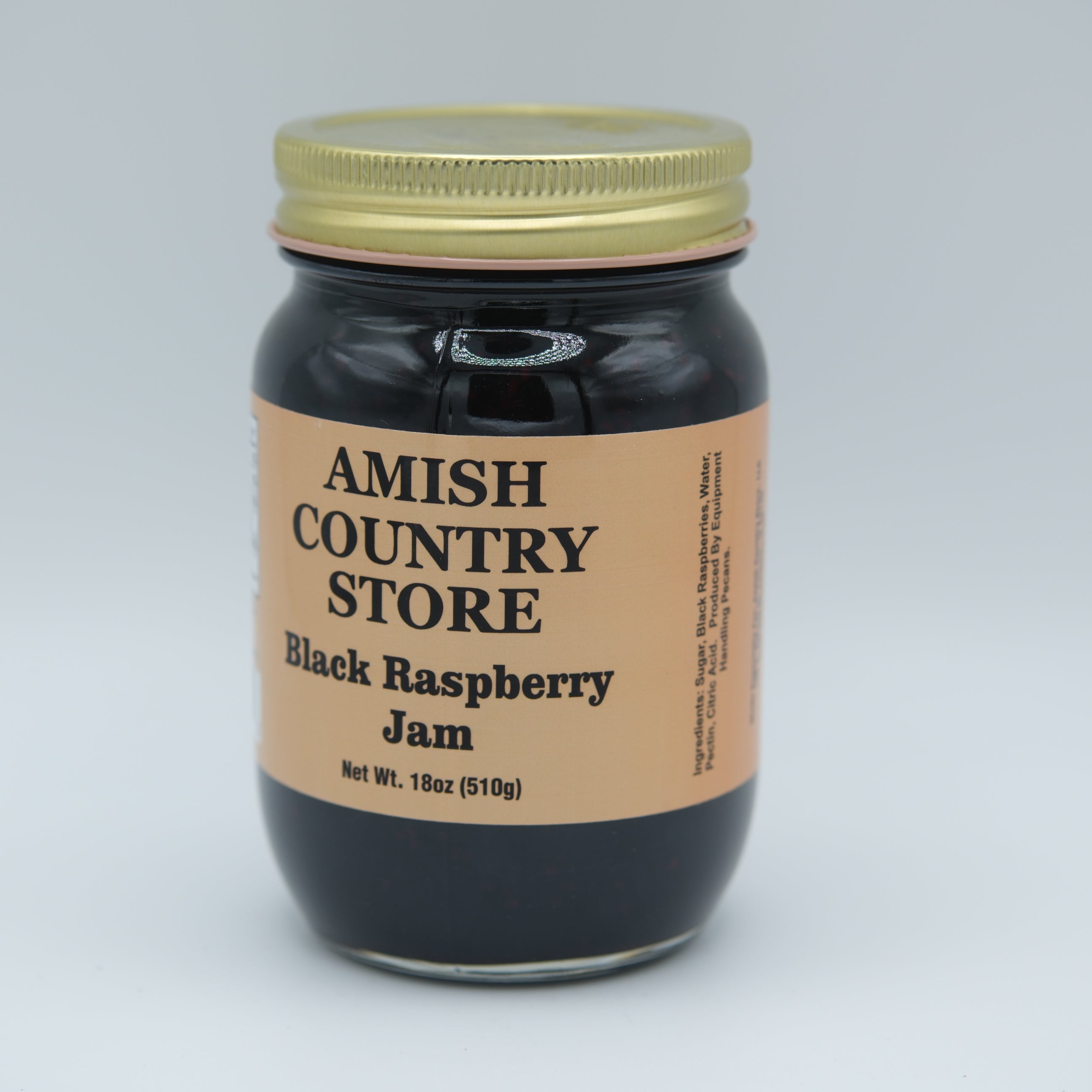 Black Raspberry Jam | Rich Old-Fashioned Berry Spread | 18 oz