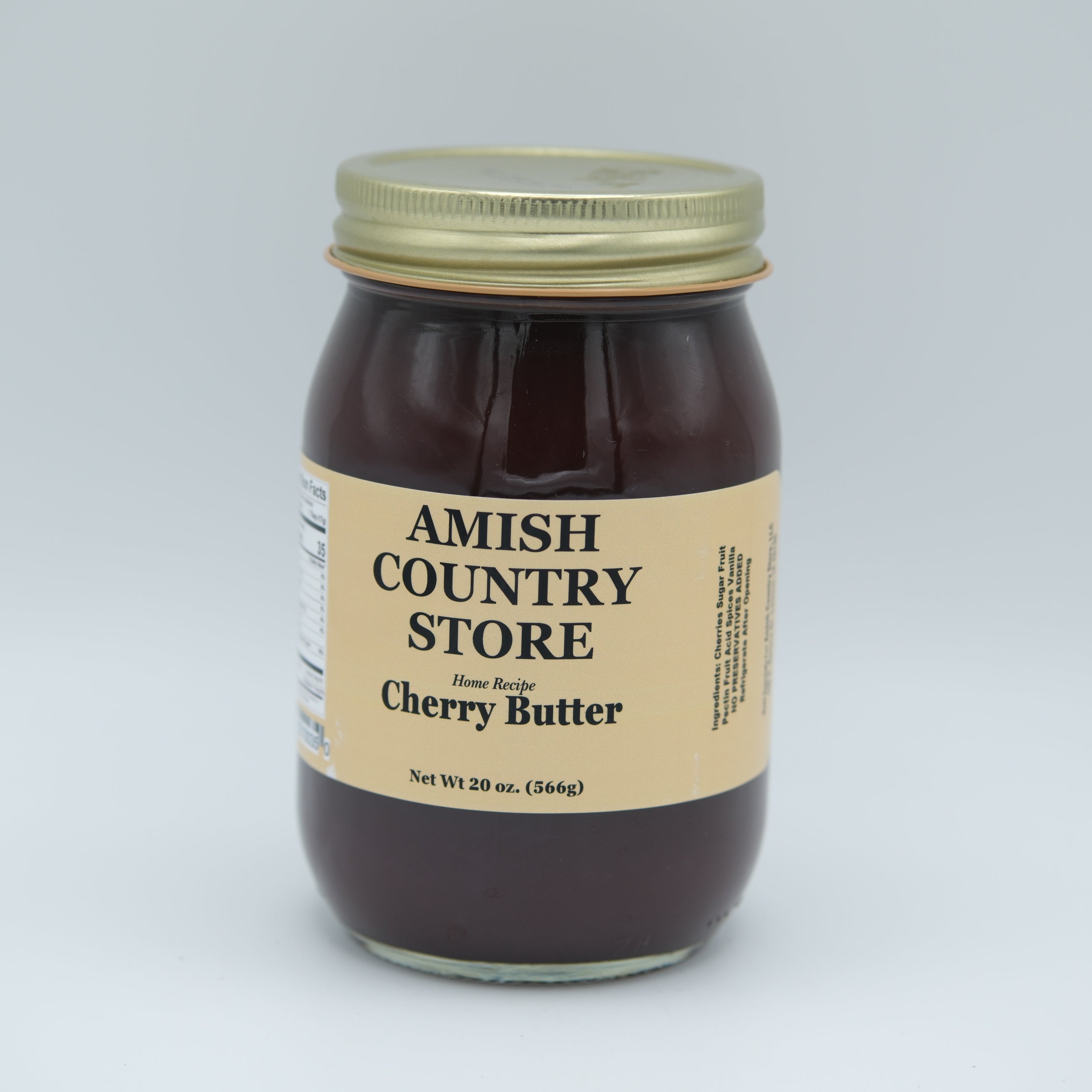 Cherry Butter | Smooth Homestyle Fruit Butter | 10 oz & 20 oz