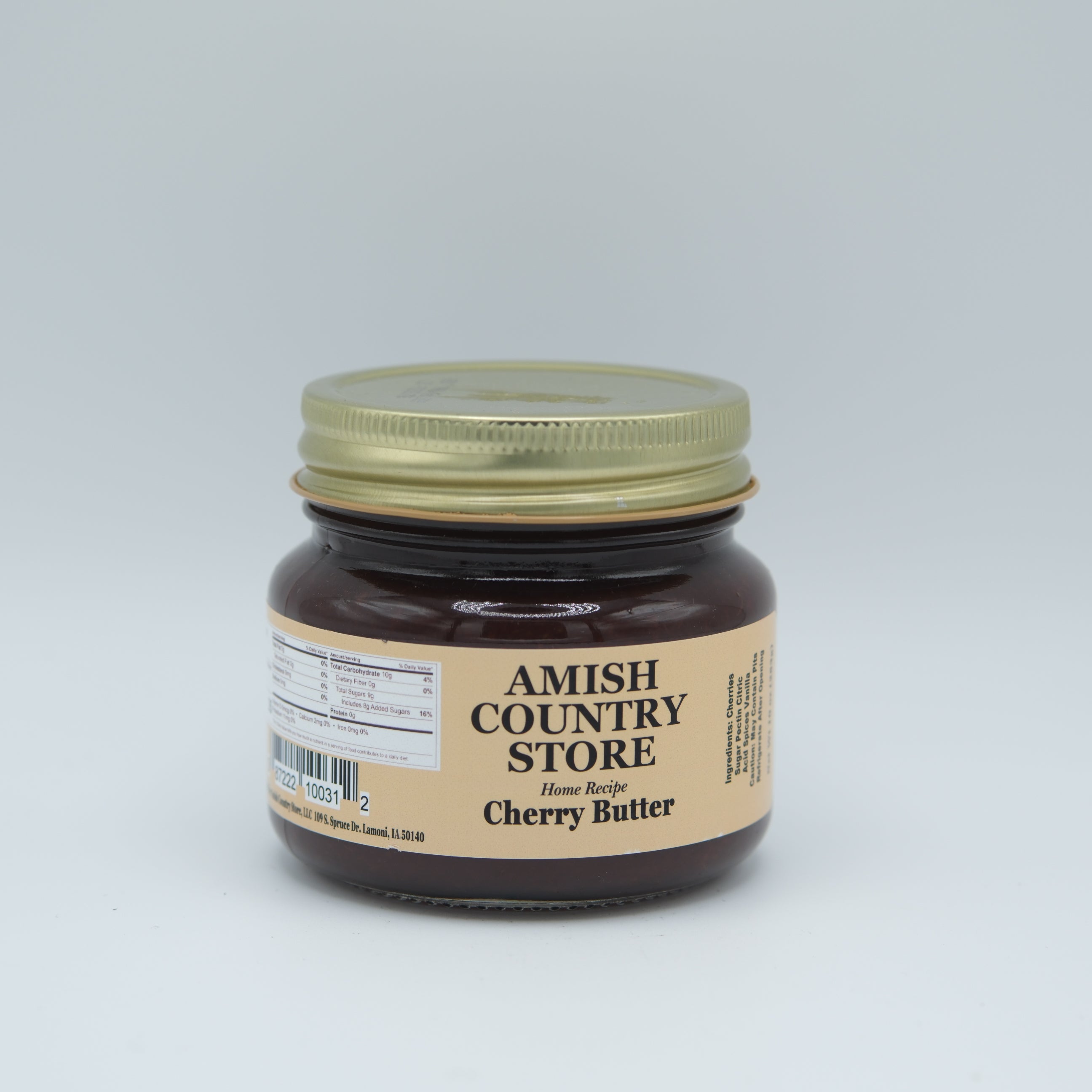 Cherry Butter | Smooth Homestyle Fruit Butter | 10 oz & 20 oz