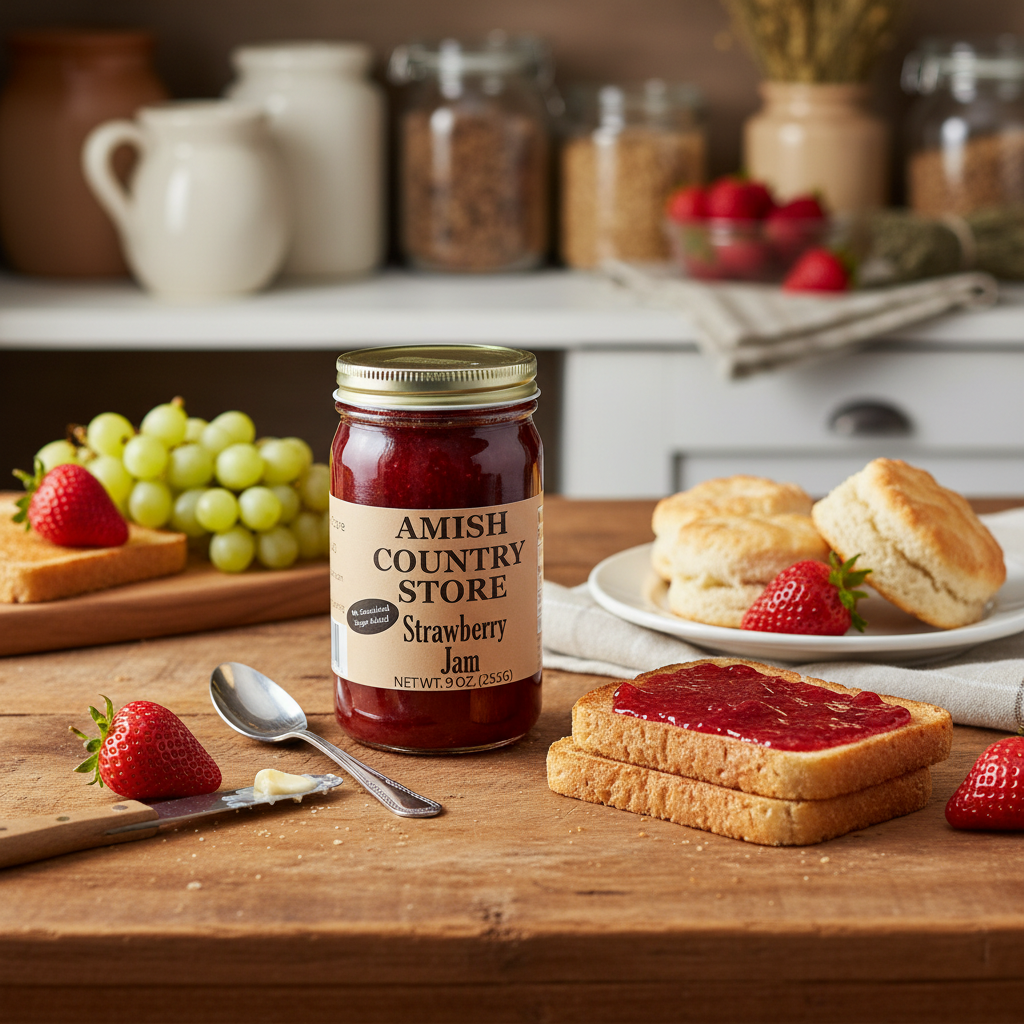 Strawberry Jam | No Sugar Added Fruit Spread | 8 oz