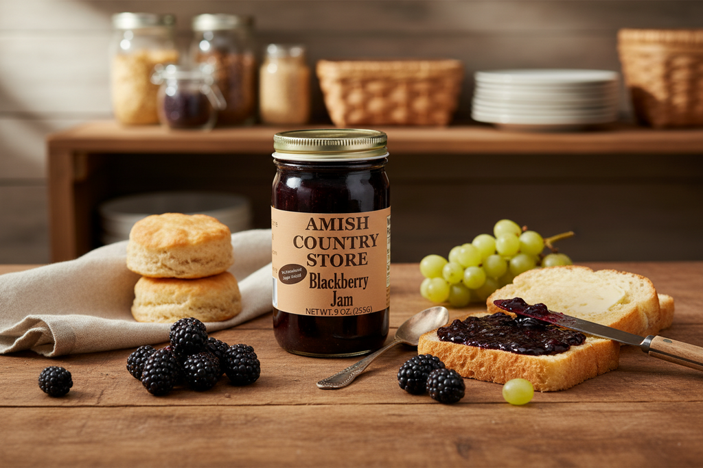 Blackberry Jam | No Sugar Added Berry Spread | 9 oz
