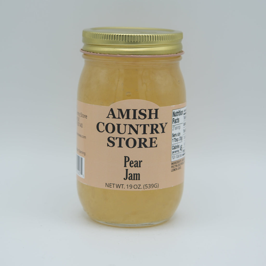 Pear Jam | Light Old-Fashioned Fruit Spread | 19 oz