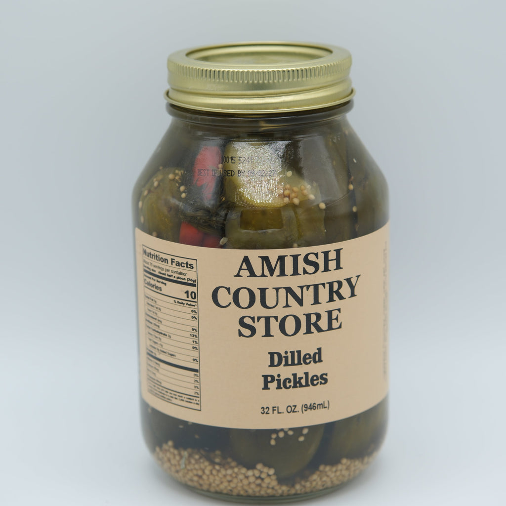 Dilled Pickles | Old-Fashioned Garlic Dill Spears | 32 oz