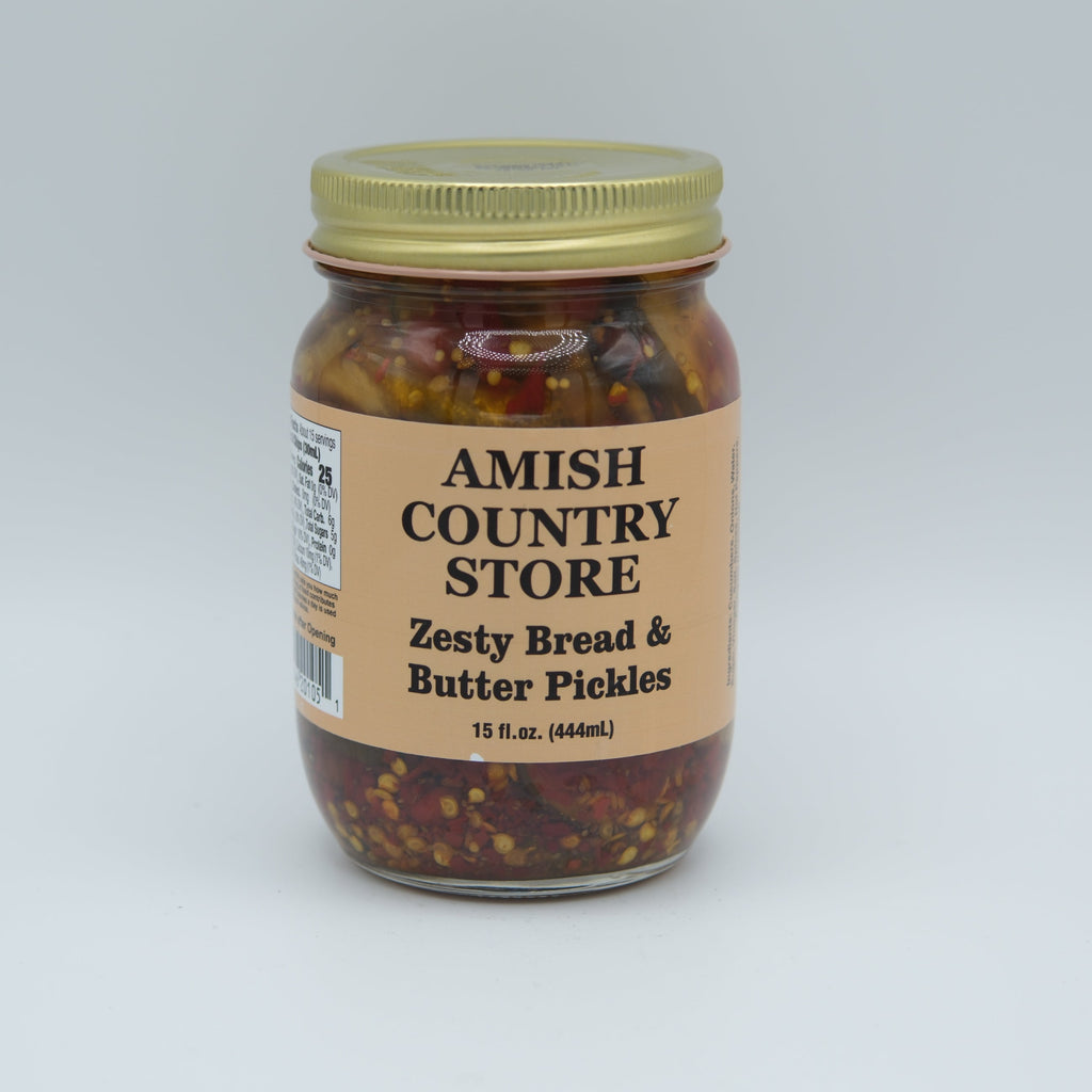 Zesty Bread & Butter Pickles | Sweet, Tangy & Spicy Pickle Chips | 15 oz & 32 oz
