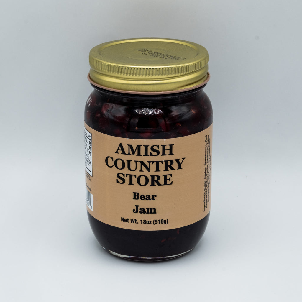 B-E-A-R Jam | Blackberry, Elderberry, Apple & Raspberry Spread | 18 oz