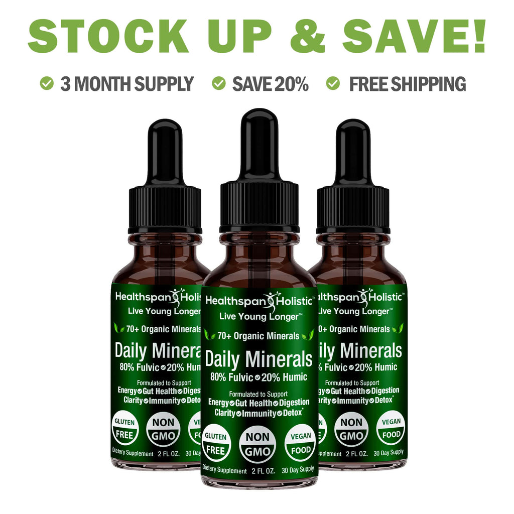 2oz Daily Minerals Fulvic Humic Concentrate
