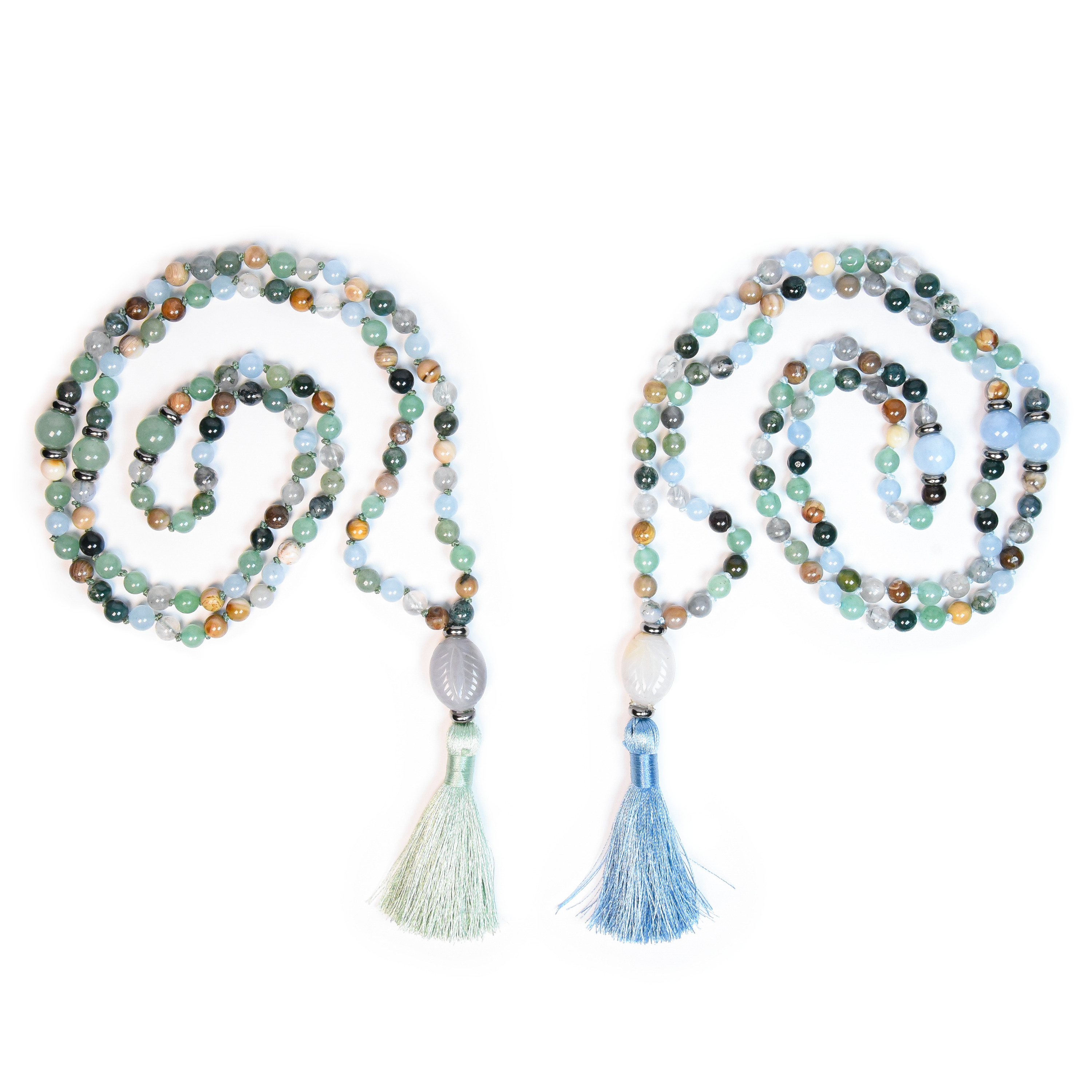 Dappled Sunlight Meditation Mala – 108 Beads for Calm & Abundance