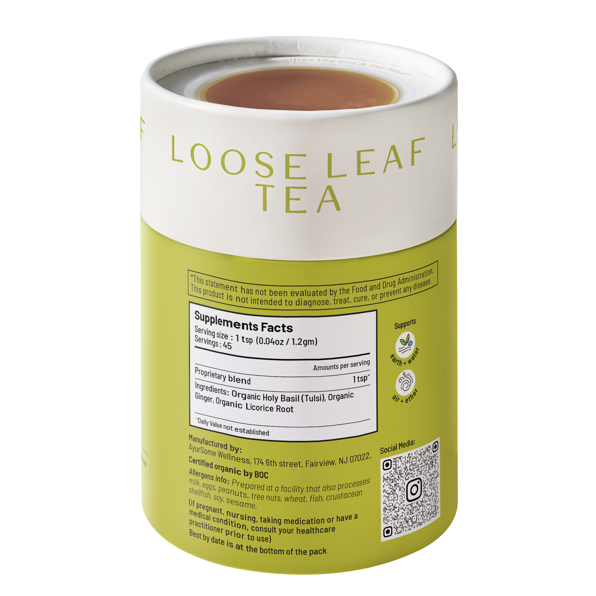 Deconges Tea | Organic Holy Basil Tea Blend