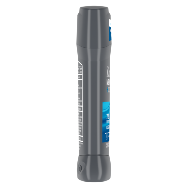 Dove Men+Care Clean Comfort Antiperspirant Deodorant Stick (2.7 oz / 76 g) on a white background, featuring a gray twist-up deodorant stick with a blue label that provides 72-hour sweat and odor protection.