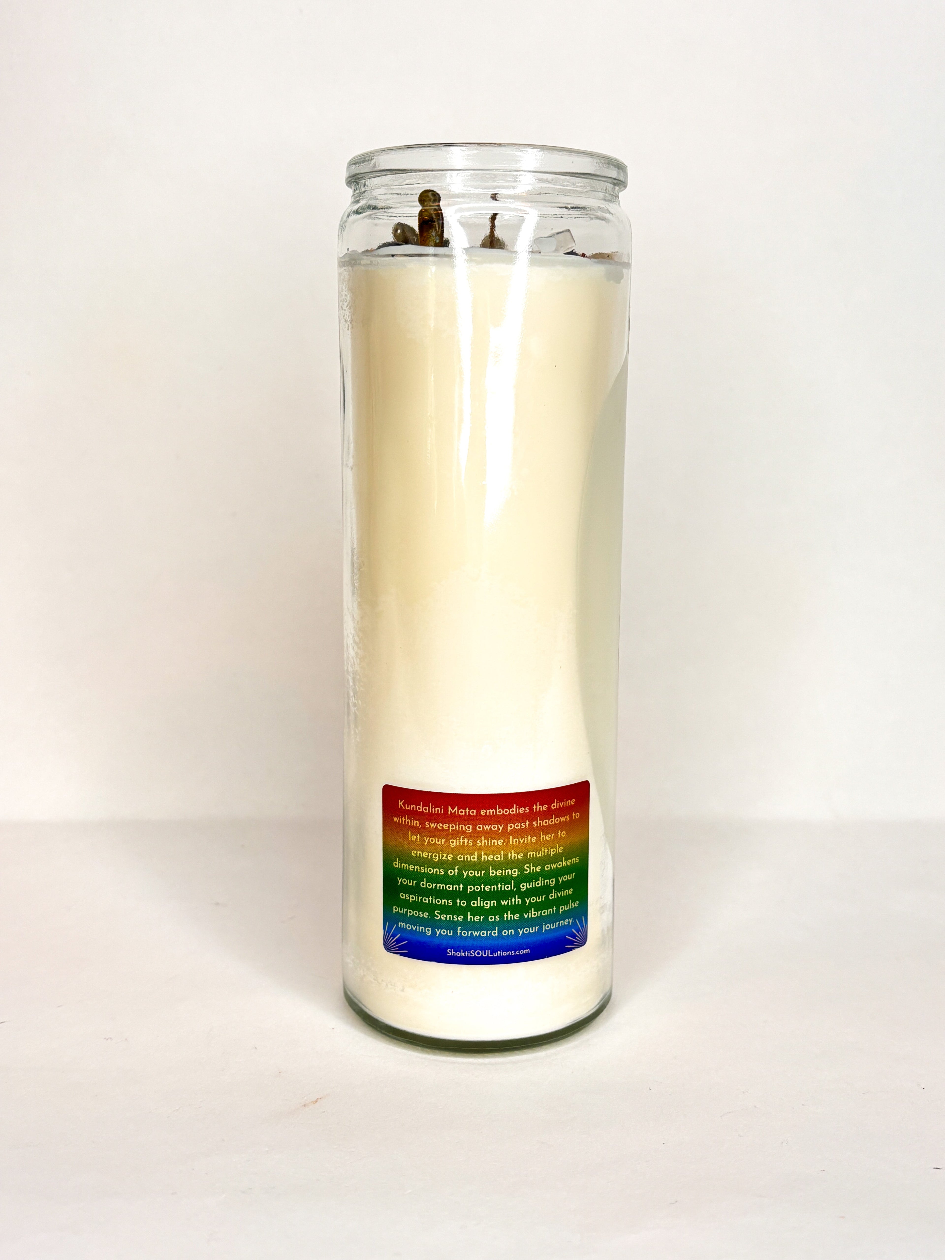 Kundalini Shakti Crystal Altar Candle