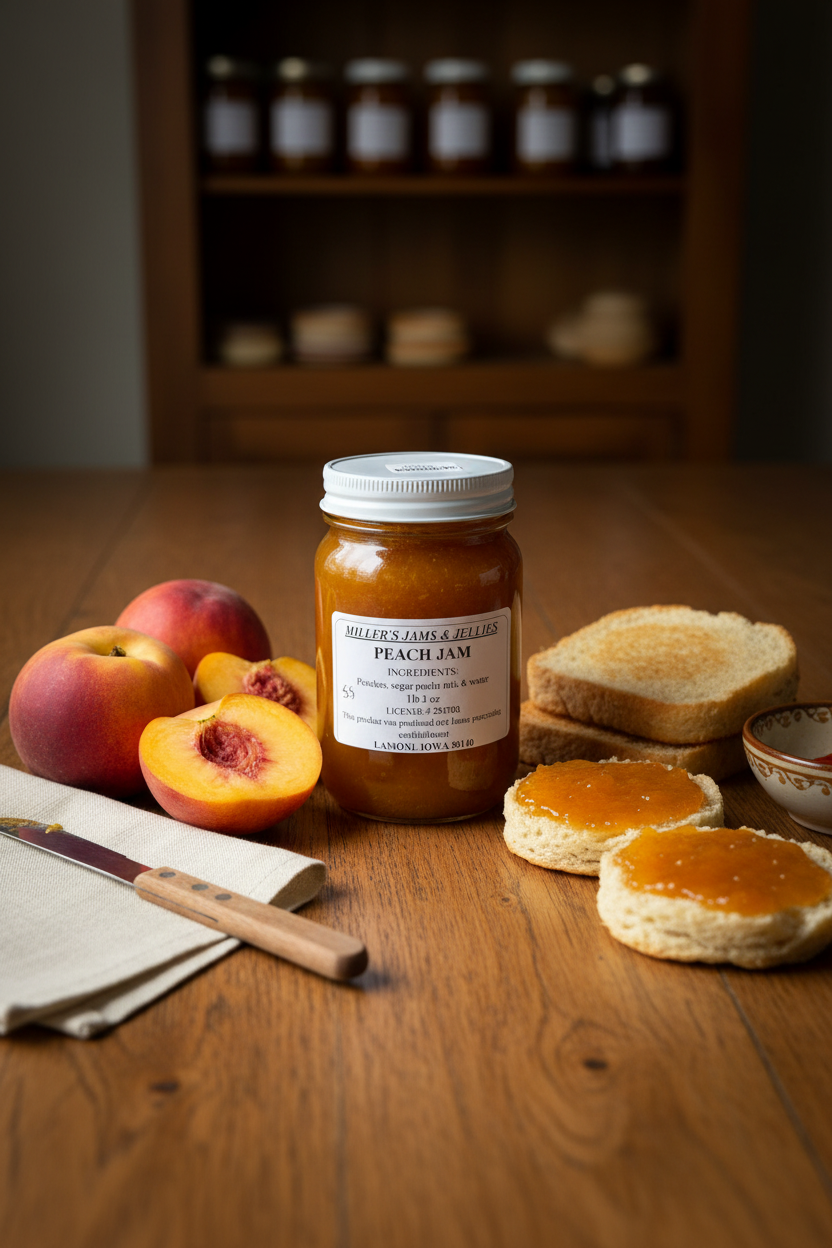Miller’s Peach Jam | Authentic Local Amish-Made Spread