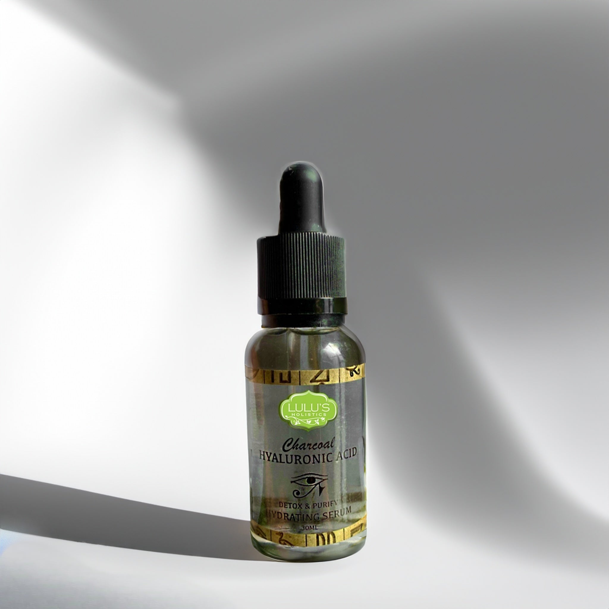 Charcoal Hyaluronic Acid Serum – Detoxifying & Pore-Refining Hydration