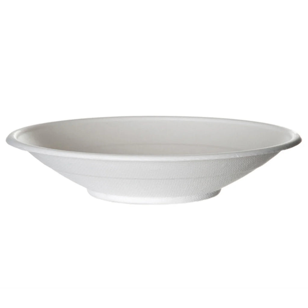 WorldView™ Vanguard® Renewable & Compostable Sugarcane Coupe, Noodle Bowls + Lids