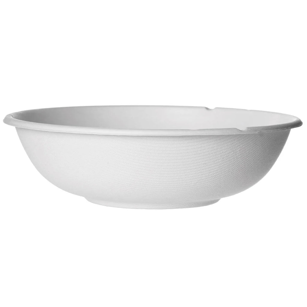 WorldView™ Vanguard® Renewable & Compostable Sugarcane Coupe, Noodle Bowls + Lids