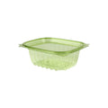 Eco-Products GreenStripe 12 oz PLA Rectangular Deli Container with Lid, Compostable, Green (QTY 300), SKU EP-RC12GN