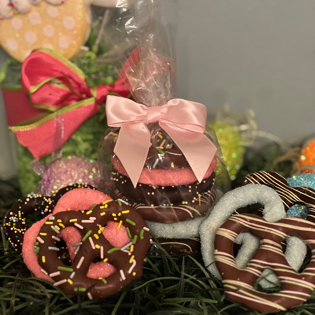 Easter Chocolate Covered Pretzel Gourmet Stack