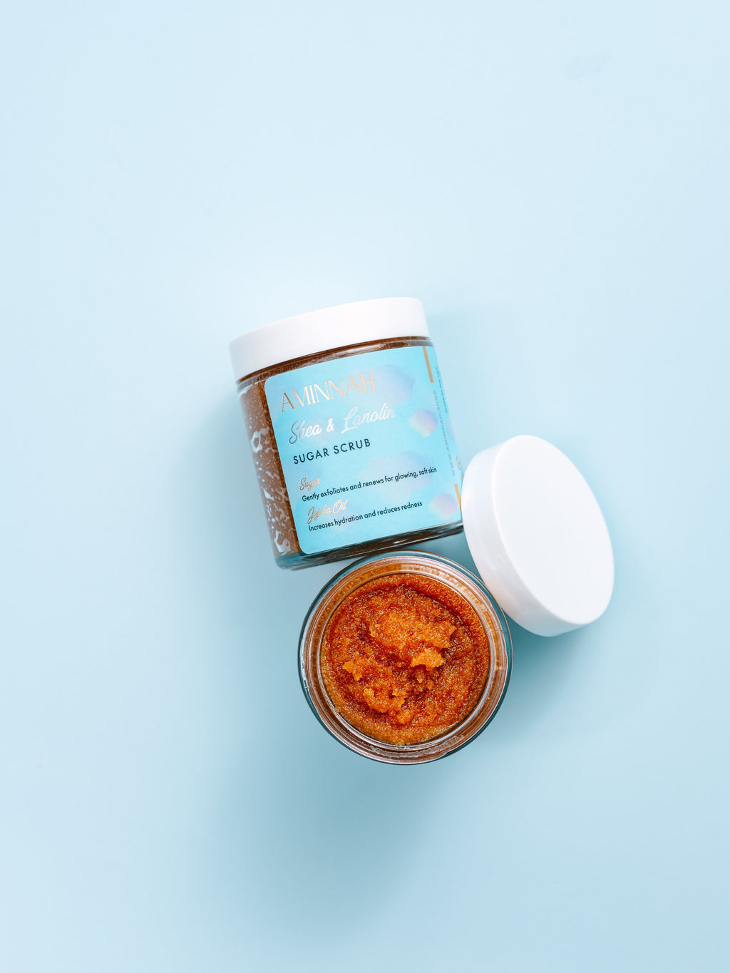 Eczema Sugar Scrub with Natural Ingredients – Clean Beauty, Cruelty-Free & Vegan Body Exfoliating Scrub for Dry Skin by a Female-Owned Brand