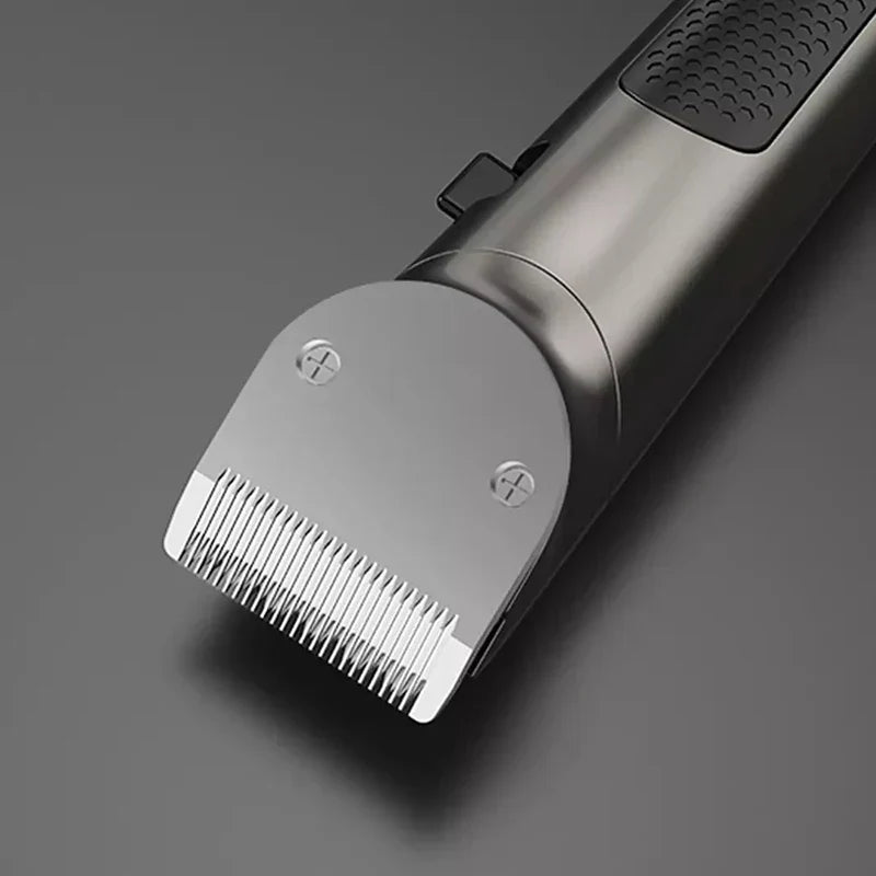 Close-up of a grooming tool on a dark background