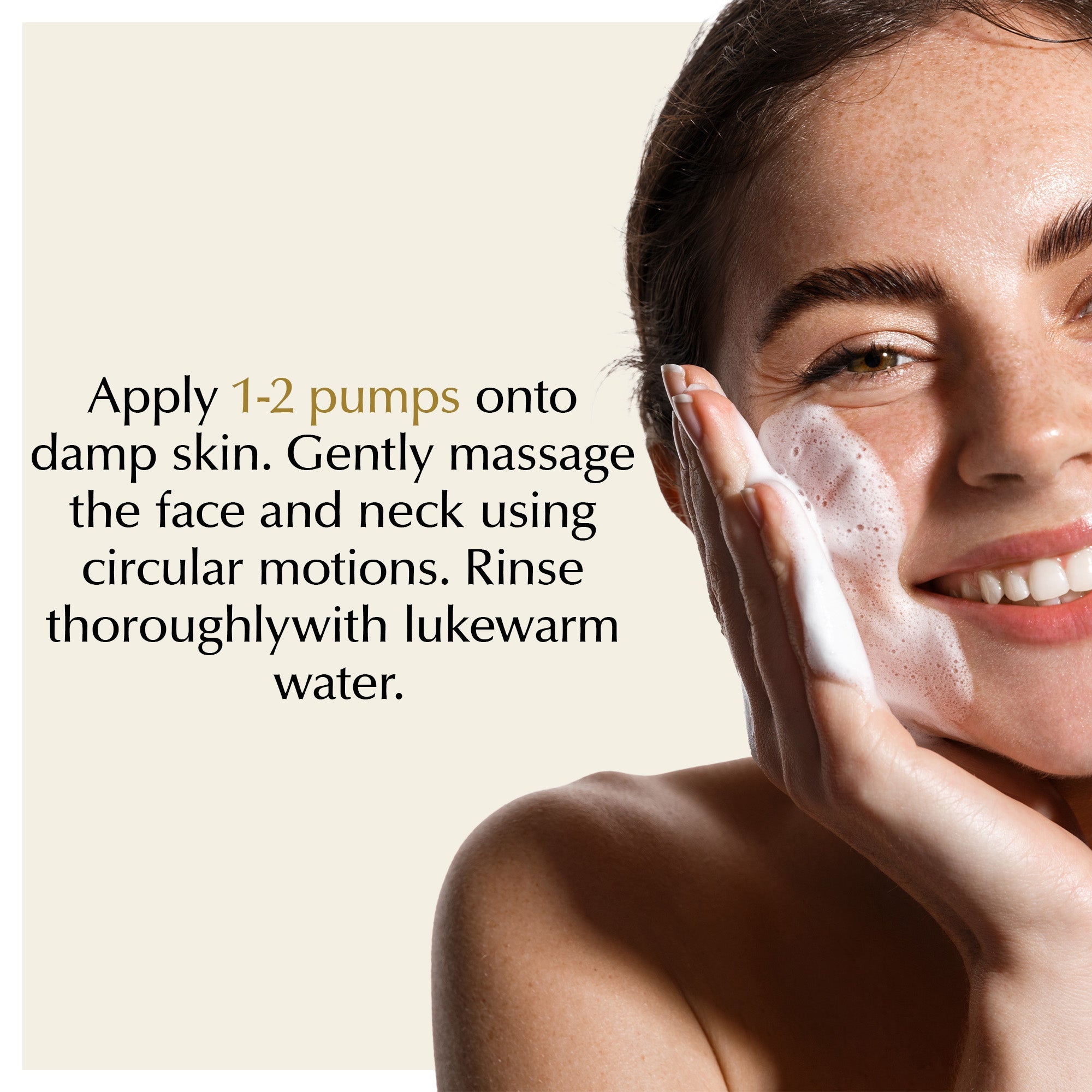 Gluten-Free Foaming Face Wash – Nut-Free, Vegan Cleanser with Aloe & Ashwagandha