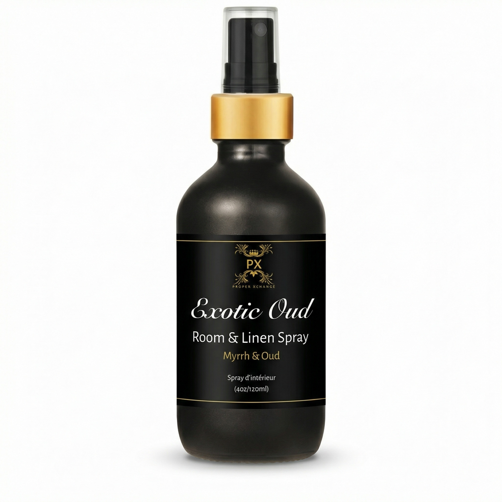 Exotic Oud Room, Linen, and Body Spray
