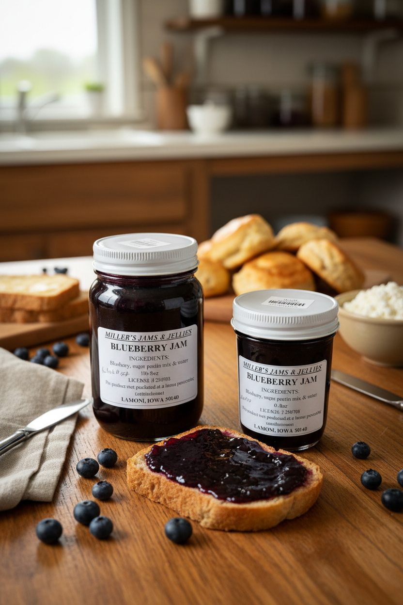 Miller’s Blueberry Jam | Authentic Local Amish-Made Spread