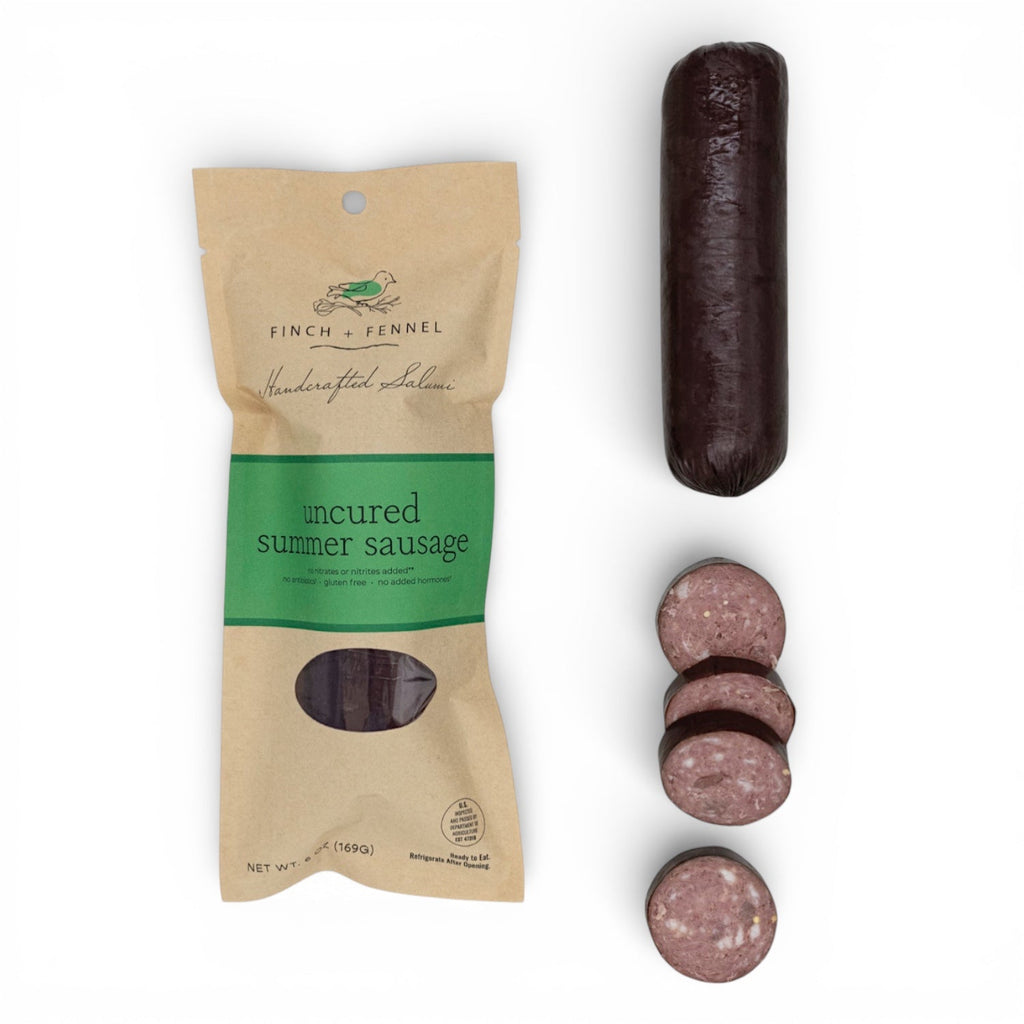 Uncured Summer Sausage | Finch + Fennel