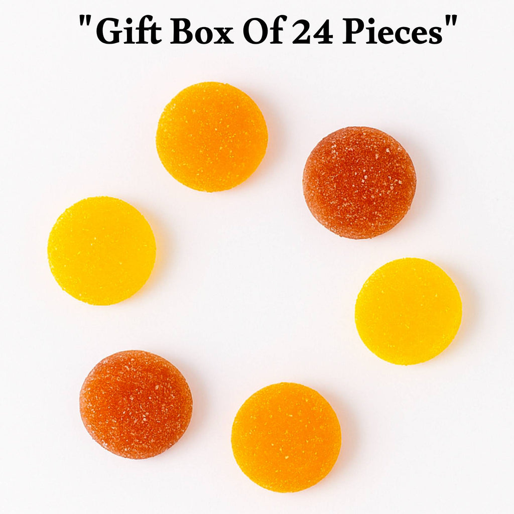 Andy Anand Delicious Pâtes de Fruits, French Fruit Jellies - Bursting with Flavor and Irresistible Taste - 24 Pcs Candy
