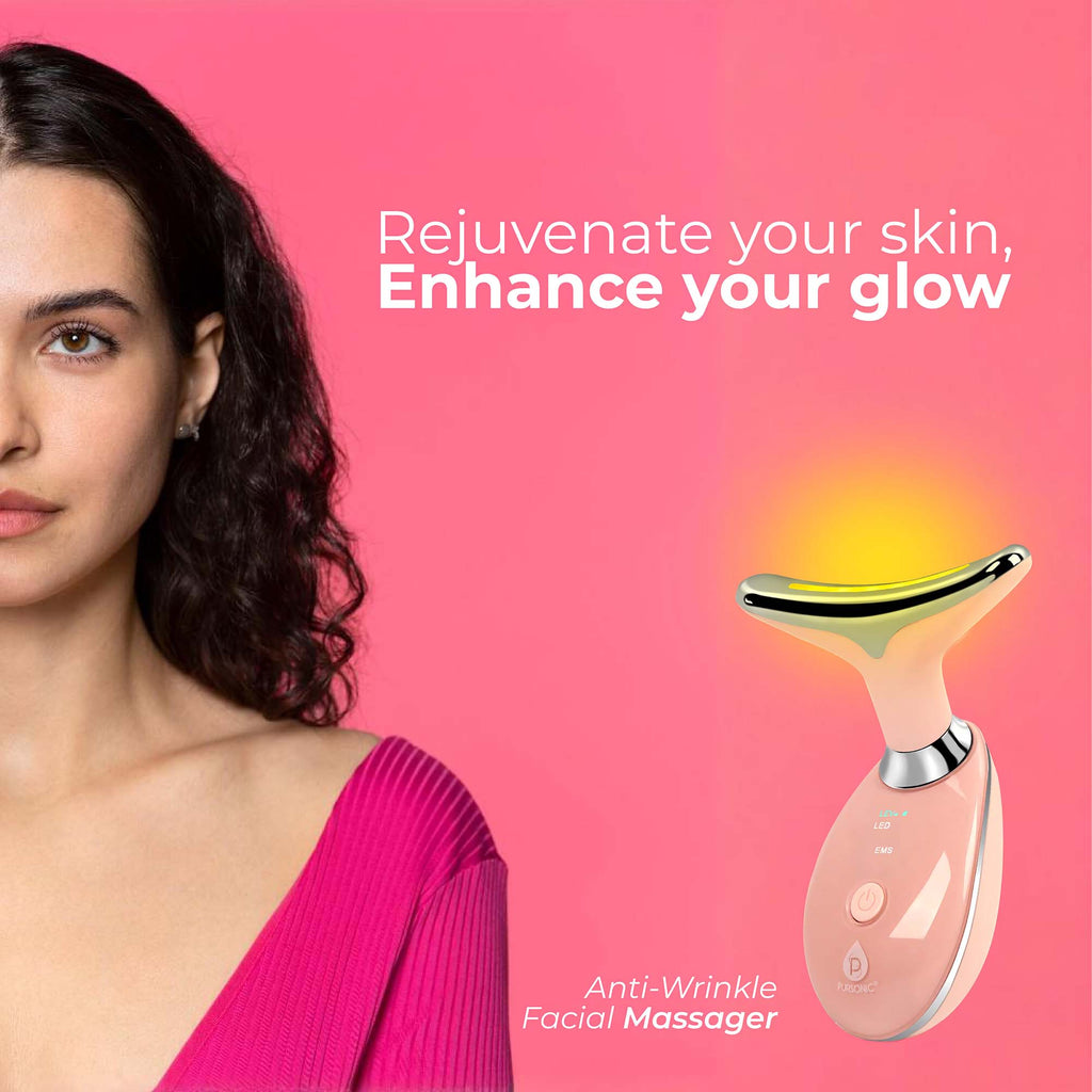Pursonic Ultimate Spa & Beauty Bundle – Facial Steamer and 7-in-1 LED Light Therapy Device