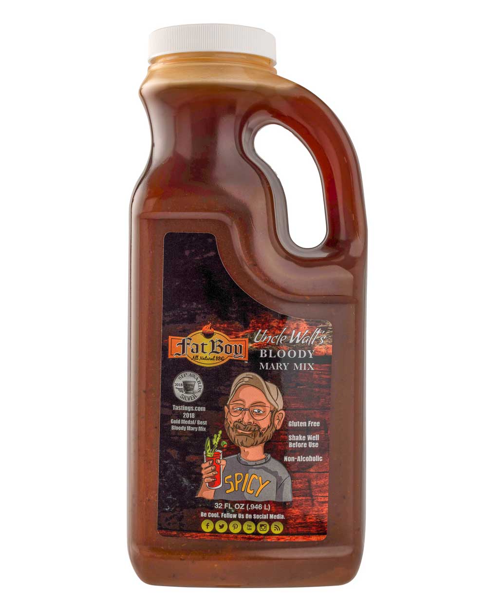 Gluten Free Uncle Walt’s Bloody Mary Mix | Pack of 6