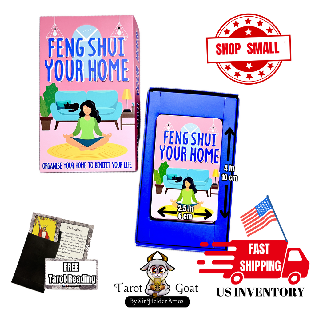 Feng Shui Your Home - Set of 100 Cards to Learn About Feng Shui and Do and Don'ts Home Decoration for Balanced and Armonized Energy in your Spaces