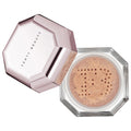 Fenty Beauty Pro Filt'r Setting Powder loose powder with open hexagonal compact and lid on a white background