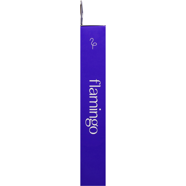 Blue lighter with 'flamingo' branding on a white background. Flamingo Rose Razor