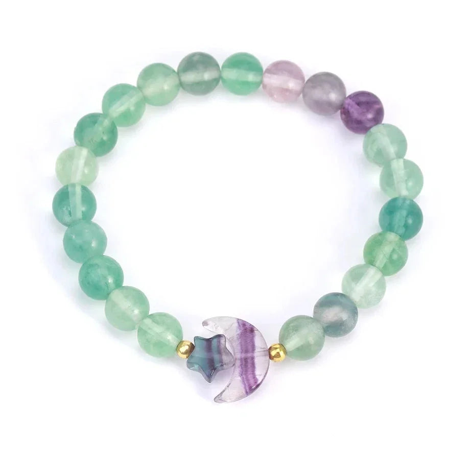 Moon Crystal Bead Bracelets