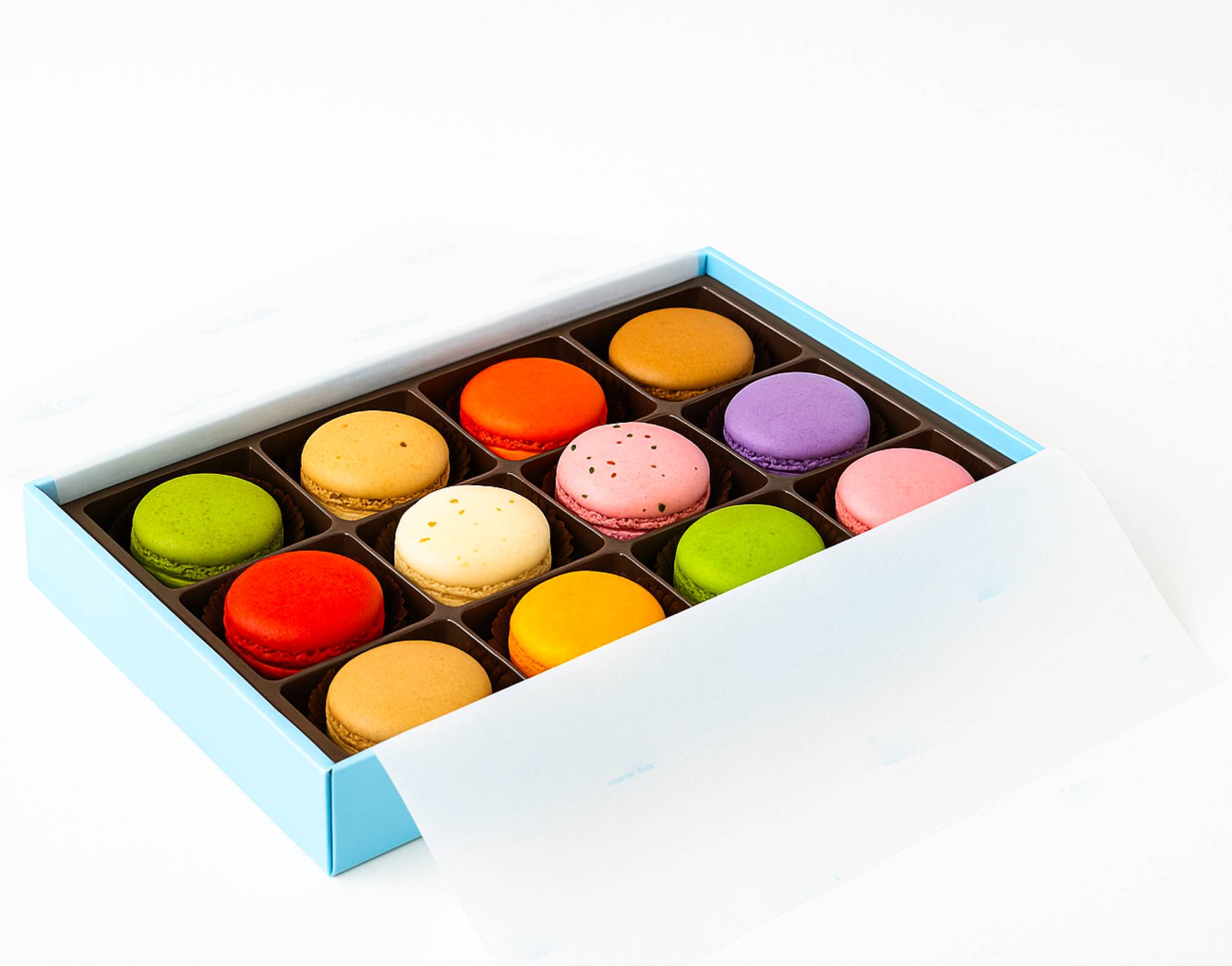 Andy Anand French Macarons (12 Pcs) Made Fresh Daily, Gluten Free, Gift Boxed Delicious, Succulent, Divine, Elevate Your Macarons: Unique Flavors and Fillings to Try