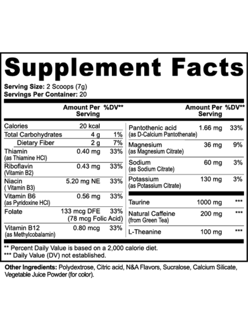 Energy Powder (Fruit Punch)