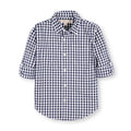 Organic Stretch Poplin Roll-Up Shirt - Baby